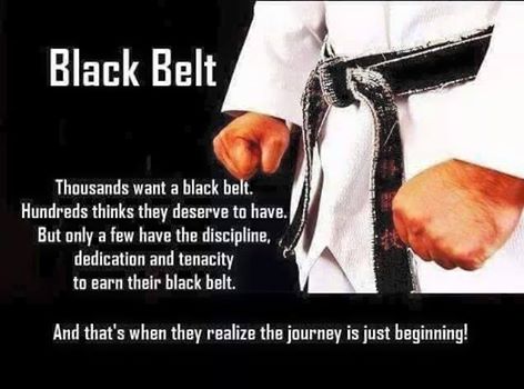Black belt ceremony at Family Taekwondo School
